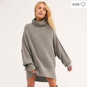 Free People turtleneck sweater dress